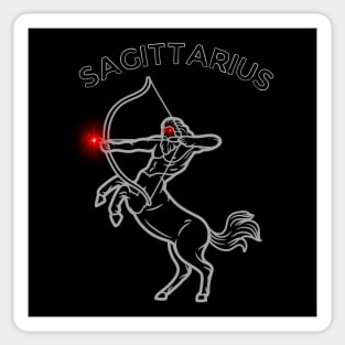 Sagittarius | Evil Red Eyed Centaur Sticker